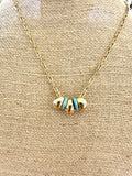 Chunky Teardrop Bead Necklace
